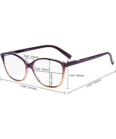 Eyekepper 5 Pack Ladies Reading Glasses - Stylish Cat-Eye Readers for Women +2.25 - International Shipping Available - Buy Online on GoSupps.com