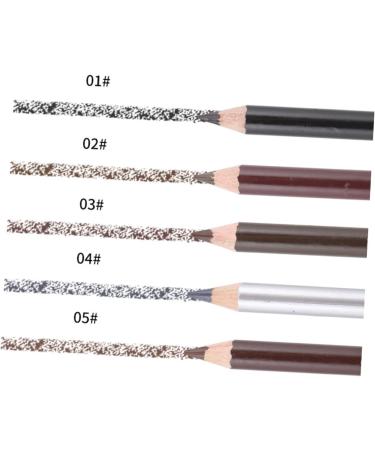 Didiseaon 4 Pcs Makeup Eyebrow Pencils Eyeshadow Pencil Waterproof Eyebrow Pencils with Brush Puff Head Wooden - Buy Online on GoSupps.com
