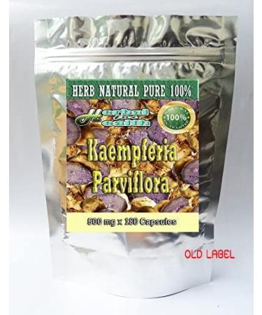 Kaempferia Parviflora Black Ginger 500mg 180 Capsules from Thailand - Buy Online on GoSupps.com