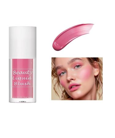 SONGVISON Liquid Blusher Beauty Long-Lasting Liquid Blush for High Pigmentation Color Waterproof Makeup Touch Up Matte Eyeshadow Makeup Stick #3 in Pink