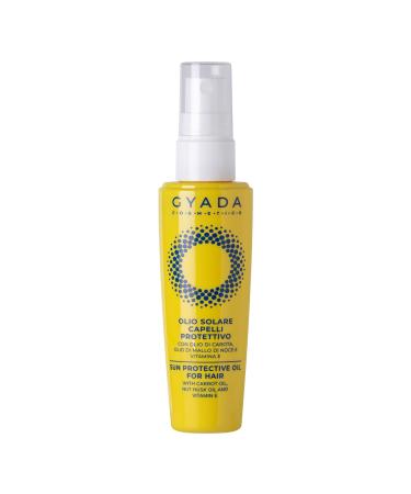 GYADA COSMETICS GYADA COSMETICS Protective Hair Sun Oil repairs and protects hair against damage caused by sun exposure made with corn nut oil and carrot oil 75 ml