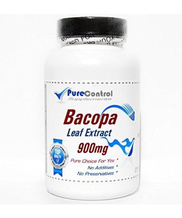 Bacopa Leaf Extract 900mg // 90 Capsules // Pure // by PureControl Supplements
