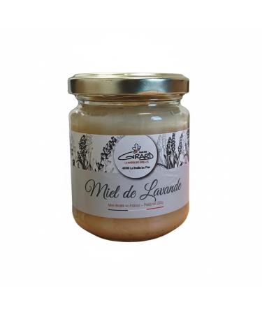 Miel Girard - Miel de Lavande Fran ais Cr meux aux Ar mes Floraux D licats R colt dans le Sud de la France Saveur Subtile et Fruit e Pot de 250g