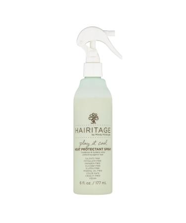Hairitage Heat Protectant Spray - Up to 450 Degree Protection + Hydrates + Strengthens Hair - For All Hair Types