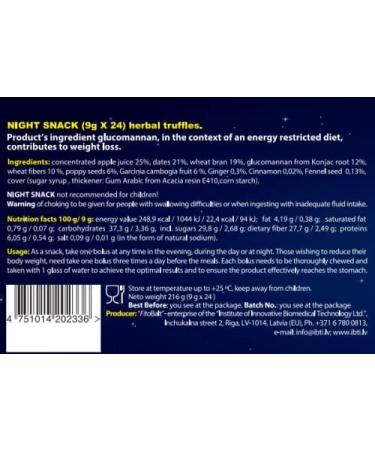 Appetite Suppressant Diet Pills with Garcinia Cambogia - Vegan Weight Management Support Truffles - 24x9g - Buy Online on GoSupps.com