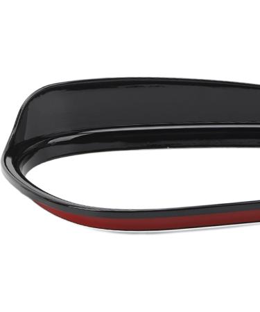 Mustang Mach E 2021-2023 Return Rain & Eyebrow Frame - Durable Scratch-Resistant Door Wing Mirror Cover in Shiny Black - Buy Online on GoSupps.com