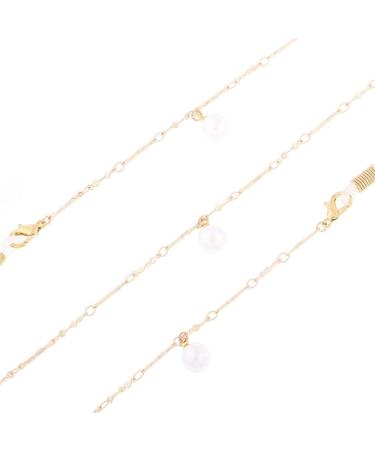 GALSOR Eyeglass Chains & Lanyards for Women | Anti-Slip Eyeglass Retainer & Strap Holder - 70 Gold - Shop Internationally - Buy Online on GoSupps.com