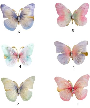 hgnxa Moving Butterfly Hair Clip Metal Hair Clamps for Thick Hair Thin Hair for Women Girls Strong Hold Hair Accessory Ying green - Buy Online on GoSupps.com
