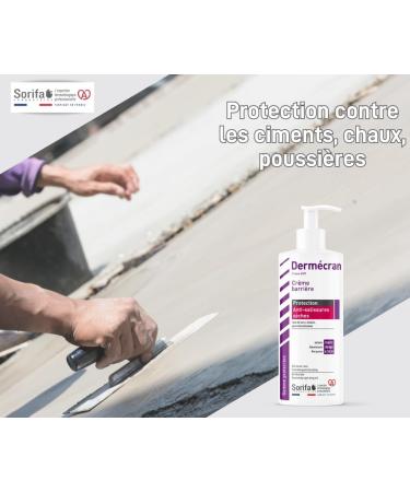  SORIFA Pack of 6 Derm cran Barrier cream - Protection AGAINST DRY SOILS Glass wool cement - dust Hands face and body High tolerance 500 ml pump bottle. - Buy Online on GoSupps.com