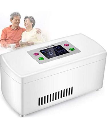 XIAORANA Insulin Cooler Portable Fridge Digital Display Temperature Adjustment 2-8 for Refrigerated Insulin/interferon/Growth Hormone/Vaccine/Eye Drops and Other Medicines