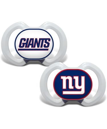 NFL New York Giants Pacifier 2-Pack by Baby Fanatic - Officially Licensed League Gear - Buy Online on GoSupps.com