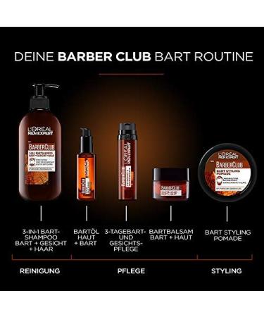 L'Or al Men Expert Beard Oil with Cedarwood for Daily Care - Barber Club 2 x 30 ml Pack - Buy Online on GoSupps.com