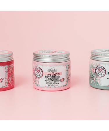 Bella & Bear Love Flutter Whipped Bath Soap & Shave Cream - Natural Paraben-Free Body Wash for Women & Girls | Vegan & Cruelty-Free Alternative - Buy Online on GoSupps.com