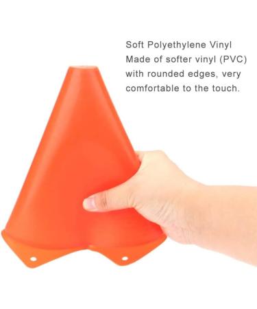 YOQXHY Soccer Cones (25 Pack) - 7 Inch Agility Training Sports Cones with Carry Bag - Ideal for Kids Football Basketball Drills - Field Markers in 5 Colors - Buy Online on GoSupps.com
