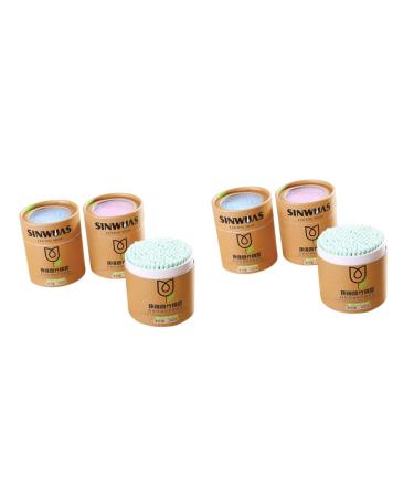 minkissy 6 Boxes Cotton Swab Disposable