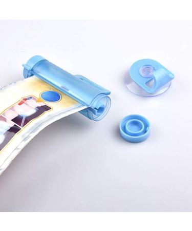 Booluee 3 Pcs Plastic Rolling Toothpaste Dispenser Toothpaste Squeezer Toothpaste Tube Squeezer Sucker Holder Hanger Random Color - Buy Online on GoSupps.com