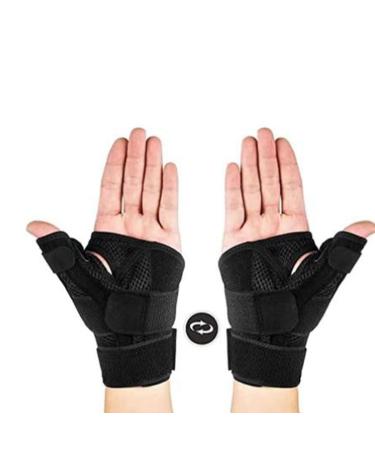Adjustable Wrist Brace for Carpal Tunnel Relief - Compression Support for Day & Night | Ideal for Men & Women (1 Pair - Buy Online on GoSupps.com