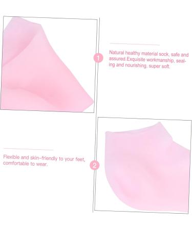 Ipetboom 1 Pair Protective Socks Gel Sock Feet Repair Socks Heels Moisture Socks Spa Socks Feet Care Womens Socks Preserve Moisture Sock Elasticity High Heels Sebs Pink Women's - Buy Online on GoSupps.com