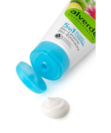 Alverde Natural Cosmetics Foot Cream 5in1 - Pack of 2 (150 ml) | Best Natural Foot Care for Soft Feet - Buy Online on GoSupps.com