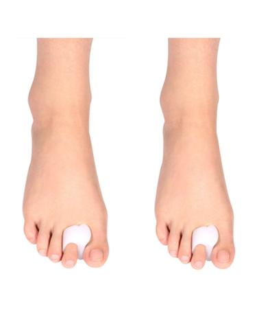 8-Piece Toe Silicone Separators for Hallux Valgus Correction - Alleviate Foot Pain with Invisible Toe Spacers - Buy Online on GoSupps.com