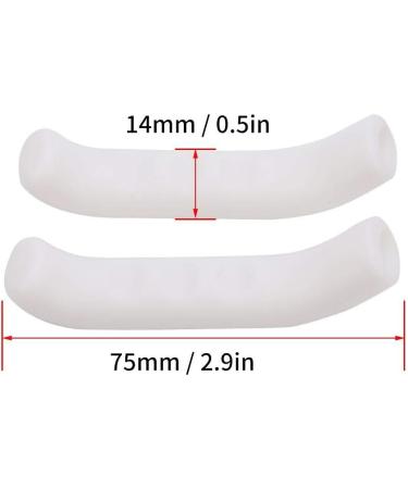 2Pcs Silicone Mountain Bike Brake Lever Protection Cover - White - Buy Online on GoSupps.com