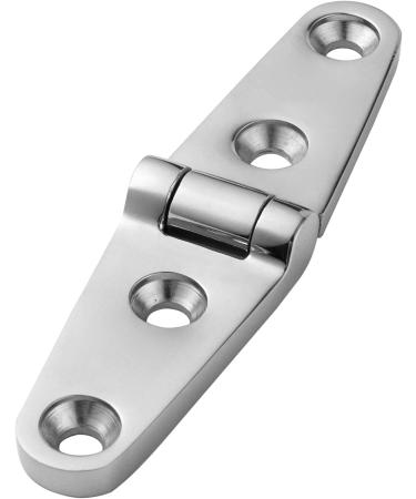 4x1 316 Stainless Steel Boat Strap Hinges - Heavy Duty Marine Hardware (Pack of 2) - Buy Online on GoSupps.com