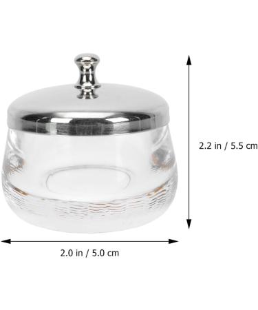 Hemobllo 2pi ces Gobelets Verre pour Dissolvant de Vernis Ongles Lot Couvercle Inoxydable Gobelet pour Manucure et Nail Art - Buy Online on GoSupps.com