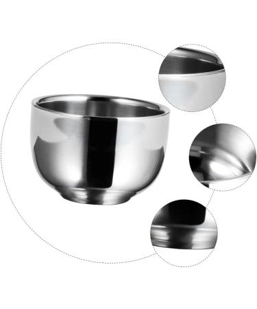 FRCOLOR Stainless Steel Castle Foam Shaving Cup - 7.3x5cm - Durable Tool for Men | Shaving Cream & Soap Container - Buy Online on GoSupps.com