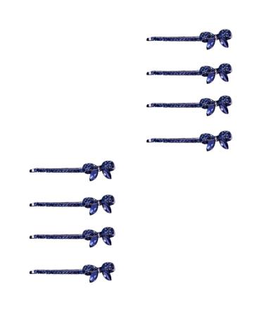 minkissy 4 Pairs Flower Hair Clips for Women Fancy Hair Clips Rhinestone Hair Clips Hair Barrettes for Women Bridal Side Hairpin Girls Hairpin Wedding Hairpin Crystal Side Clip Bride