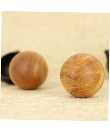 Ultechnovo 4-Piece Wooden Massage Ball Set - Thai Massage Device for Seniors - Perfect for Therapy and Exercise - Buy Online on GoSupps.com