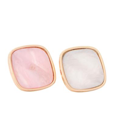 PACKOVE Palettes De Couleurs Nail Art 2 Pi ces Grosse Taille En Mat riau Lisse Pour Manucure Artistique Usage Professionnel Palette Marbr e Coquillage Pour Salon De Beaut 3.00X3.00X2.50CM