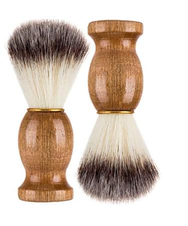 AILIFE Badger Hair Men Shaving Brush Barber Salon Men Facial Beard Cleaning Appliance Shave Tool Razor Brush with Wood Handle