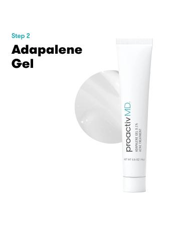 ProactivMD Adapalene Gel Acne Treatment Kit - 30 Day Regimen with Green Tea Cleanser & Hyaluronic Acid Moisturizer - Buy Online on GoSupps.com