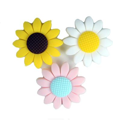 Arakierst 12pcs Silicone Sunflower Beads for DIY Beading - Nursing Necklace Accessories - Buy Online on GoSupps.com