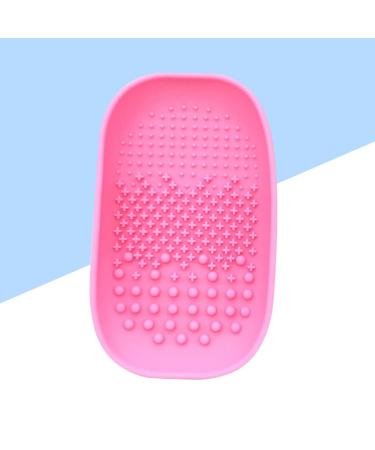 Makeup Cleaner Brush Plate - Pink Makeup Brush Cleaning Pad & Scrubber for Flawless Brushes | Shop Internationally - Buy Online on GoSupps.com
