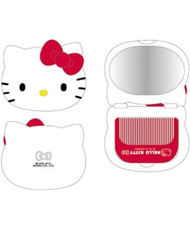Hello Kitty Die Cut Compact Mirror - Red Bow Design | Shop Now - Buy Online on GoSupps.com