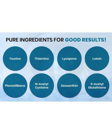 NeuropAWAY Eye Support Supplement 60CT with Lutein N-Acetyl L-Carnosine S-Acetyl Glutathione N-Acetyl Cystiene Pterostilbene Lycopene Zeaxanthin to Support Healthy Vision Helps Blurry and Dry Eyes Eye Support 60CT - Buy Online on GoSupps.com