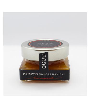 Nelson Sicily Arance and Sicilian Fenouche Chutney NeroMonte 60g By Nelson Sicily