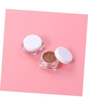 SKISUNO 2pcs Loose Pigment Eyeshadow Glitter Eyeshadow Loose Eyeshadow Glitter Set Sequins Highlighter 1 count (Pack of 1) Golden - Buy Online on GoSupps.com