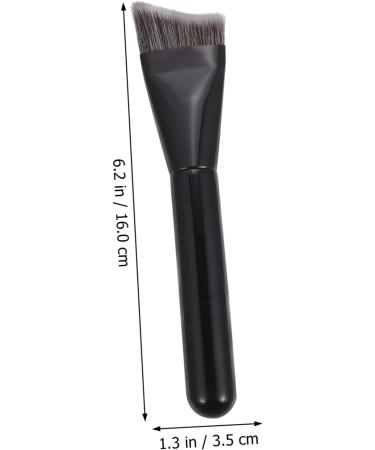 DOITOOL 1 Pc Makeup Brush Foundation Brush for Powder Makeup V-shaped Fixed-point Contouring Brush Bright Black Contouring Brush Black Makeup Bionic Fur The Brush Delicate - Buy Online on GoSupps.com
