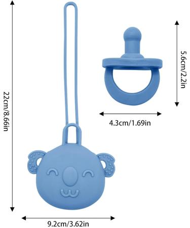 Juzinqu Baby Pacifier Clip Set | Silicone Schnuller Holder for Easy Travel & Cleaning | Perfect for Boys & Girls - Buy Online on GoSupps.com