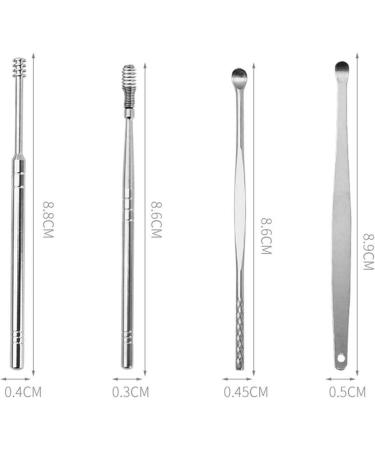 MACIMO Earwax Removal Kit - 6PCS Reusable Ear Pick Tools for Ear Wax Cleansing and Care (Color: A) - Buy Online on GoSupps.com