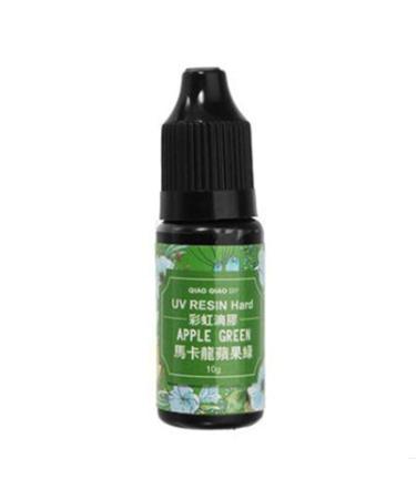 EsportsMJJ 10 g UV Hard Resin Ultraviolet Light Healing Activated Glue 18 Colours - Apple Green