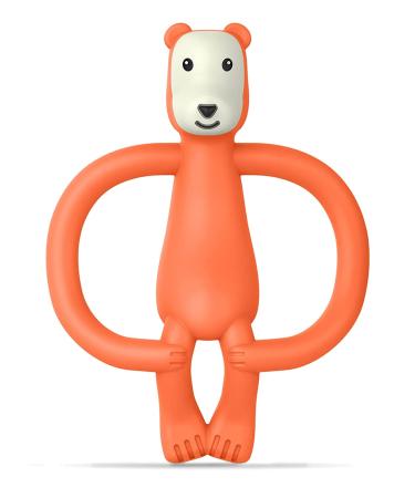 Matchstick Monkey Antimicrobial Silicone Teether & Gel Applicator Easy To Grip BPA Free 3 Months Old+ 11 cm Bramble Bear Bramble Bear 3 Months Old+ 1 Animal Teether