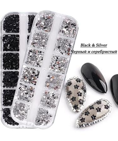 FEIlei Nail Art Rhinestones Diamond Crystal Gems for Nail Decorations Rings Earring DIY - Buy Online on GoSupps.com