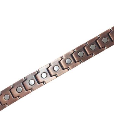 Buy EButy Copper Magnet Therapy Bracelet for Men - Pain Relief for Arthritis & Carpal Tunnel Syndrome - 21cm - Buy Online on GoSupps.com