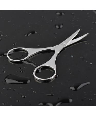 FRCOLOR Facial Hair Grooming Scissors Small Precision Scissors for Men & Women | Perfect for Hair Eyelashes Nose Eyebrow & Mustache Trimming - Buy Online on GoSupps.com