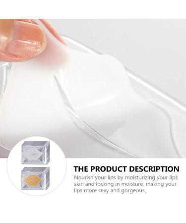 EXCEART Collagen Lip Pads - Moisturizing Lip Plumper Balm for Anti-Wrinkle & Anti-Aging (20pcs) - Buy Online on GoSupps.com