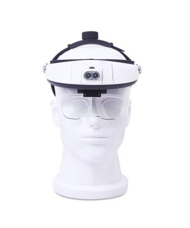 (1.0X/1.5X/2.0X/2.5X/3.5X) HD Illumination Magnifier for Elderly Youth Reading Books Mobile Phone Clock Repair White Made in China