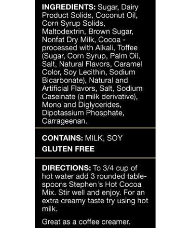Stephen's Gourmet English Toffee Cocoa  1 lb Canister English Toffee Cocoa 1 Pound (Pack of 1) - Buy Online on GoSupps.com